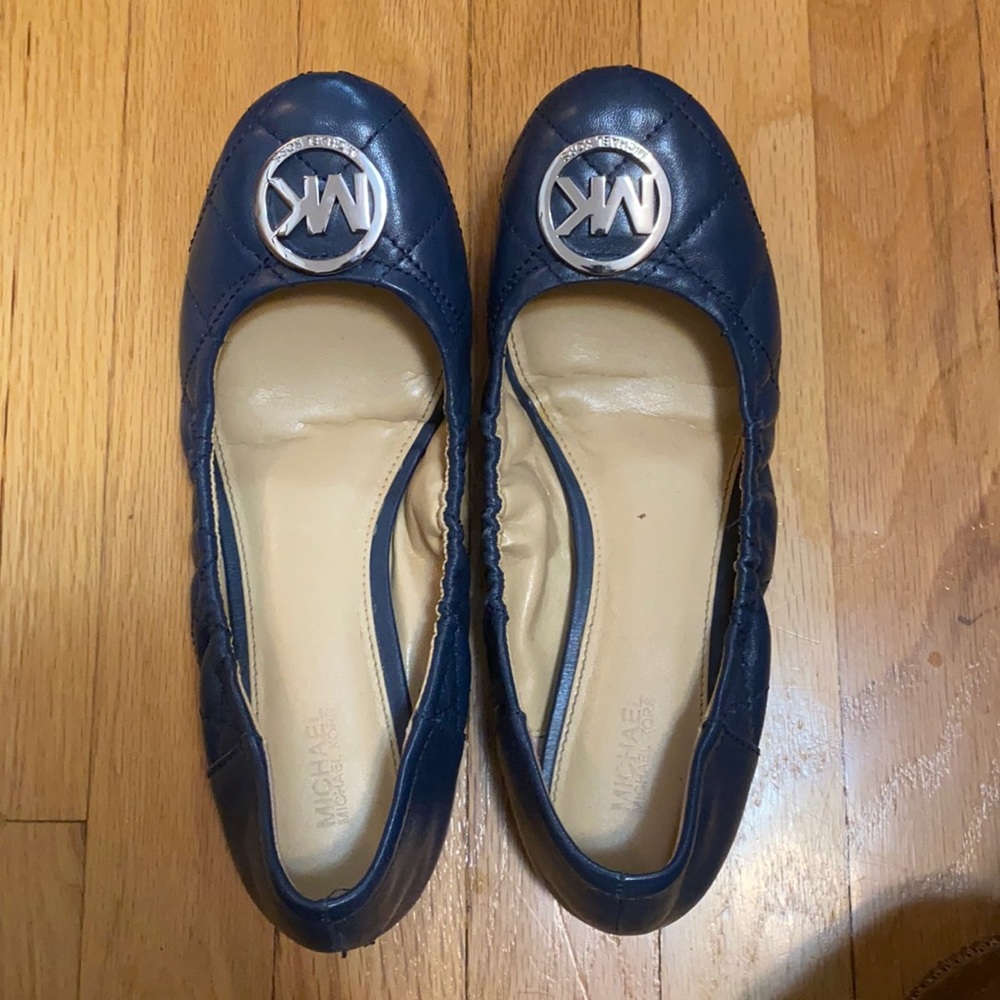 Michael Kors timeless quilted leather flat